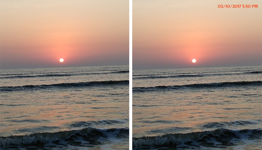 Timestamp on Photos Example